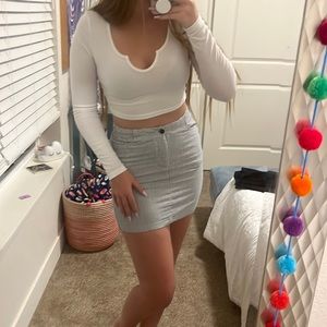 Brandy Melville stripped skirt